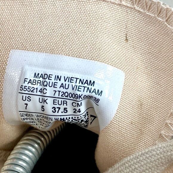 Converse High Top Sneakers Womens Size 7 Beige Suede Snakeprint Streetwear Shoes - Picture 12 of 12